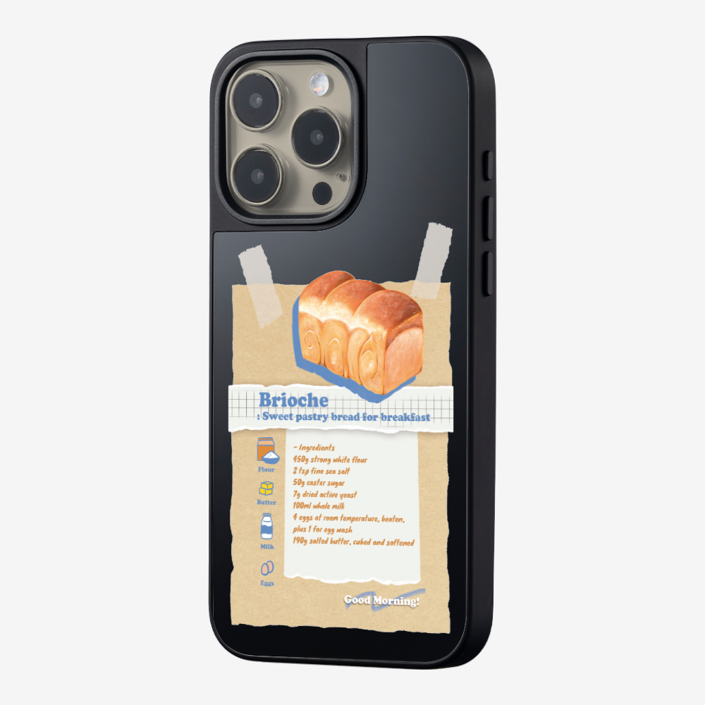 Brioche Bread Recipe Memo Phone Case