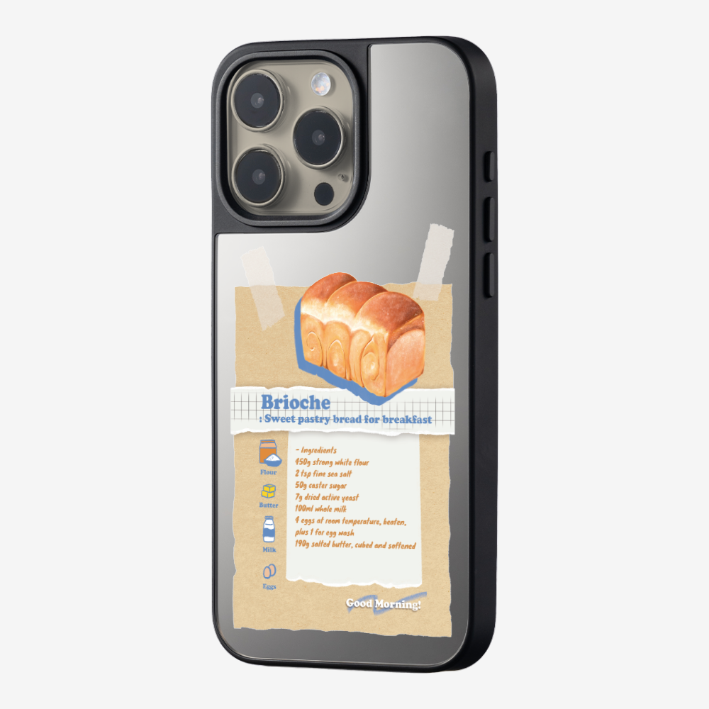 Brioche Bread Recipe Memo Phone Case