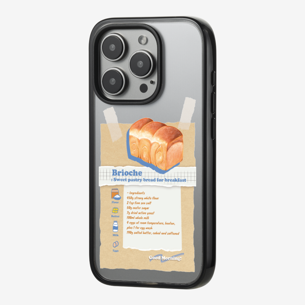 Brioche Bread Recipe Memo Phone Case