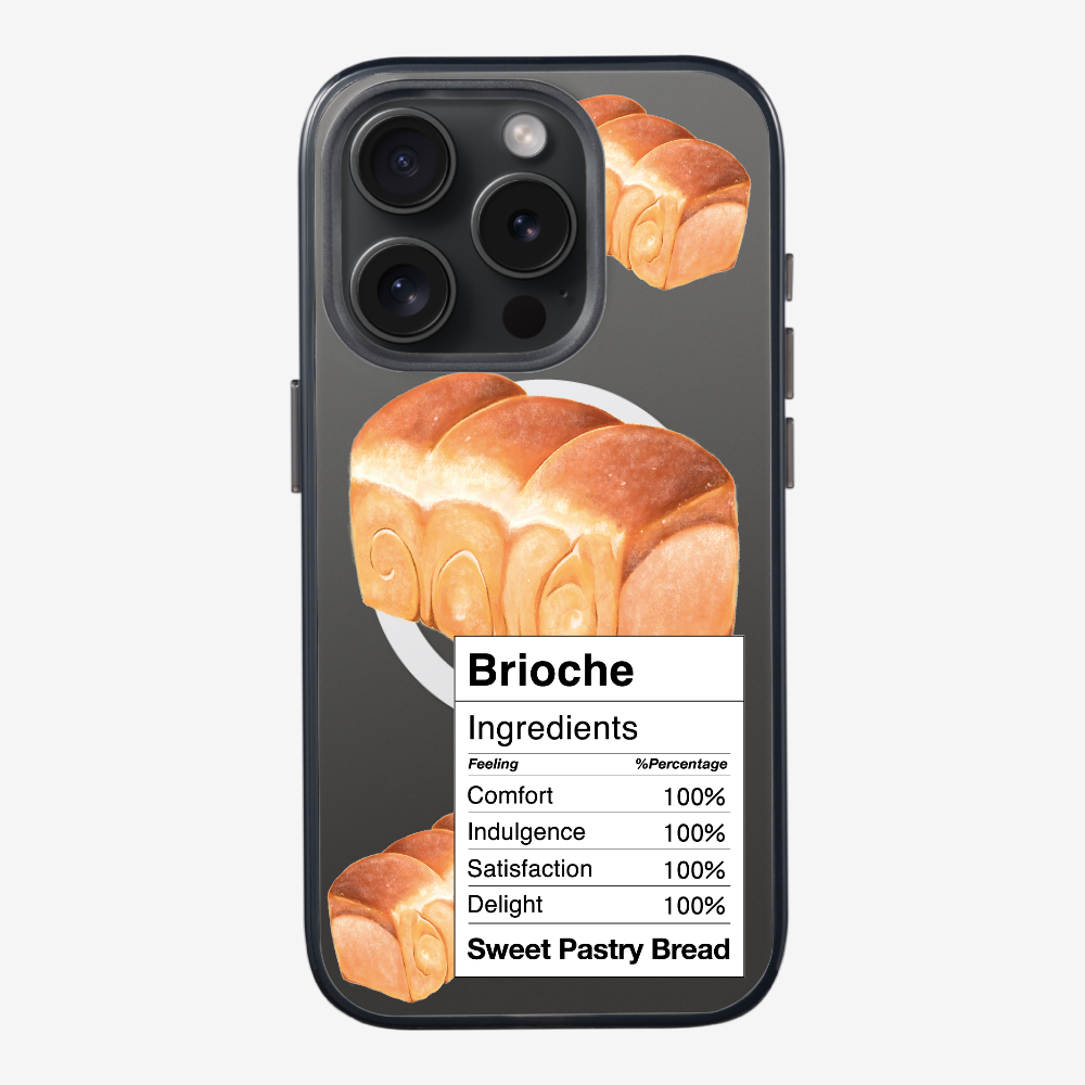 Brioche Bread Recipe Ingredients Phone Case