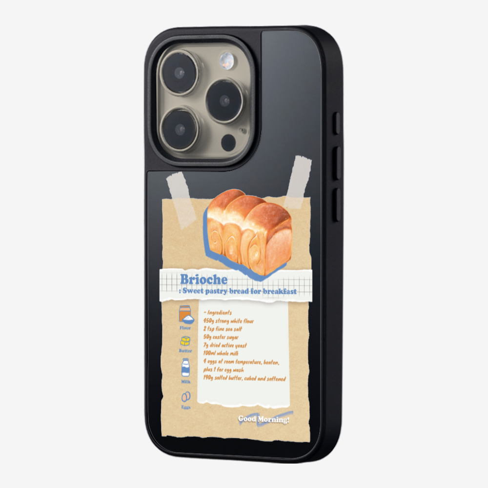 Brioche Bread Recipe Memo Phone Case