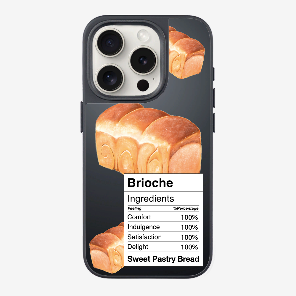 Brioche Bread Recipe Ingredients Phone Case