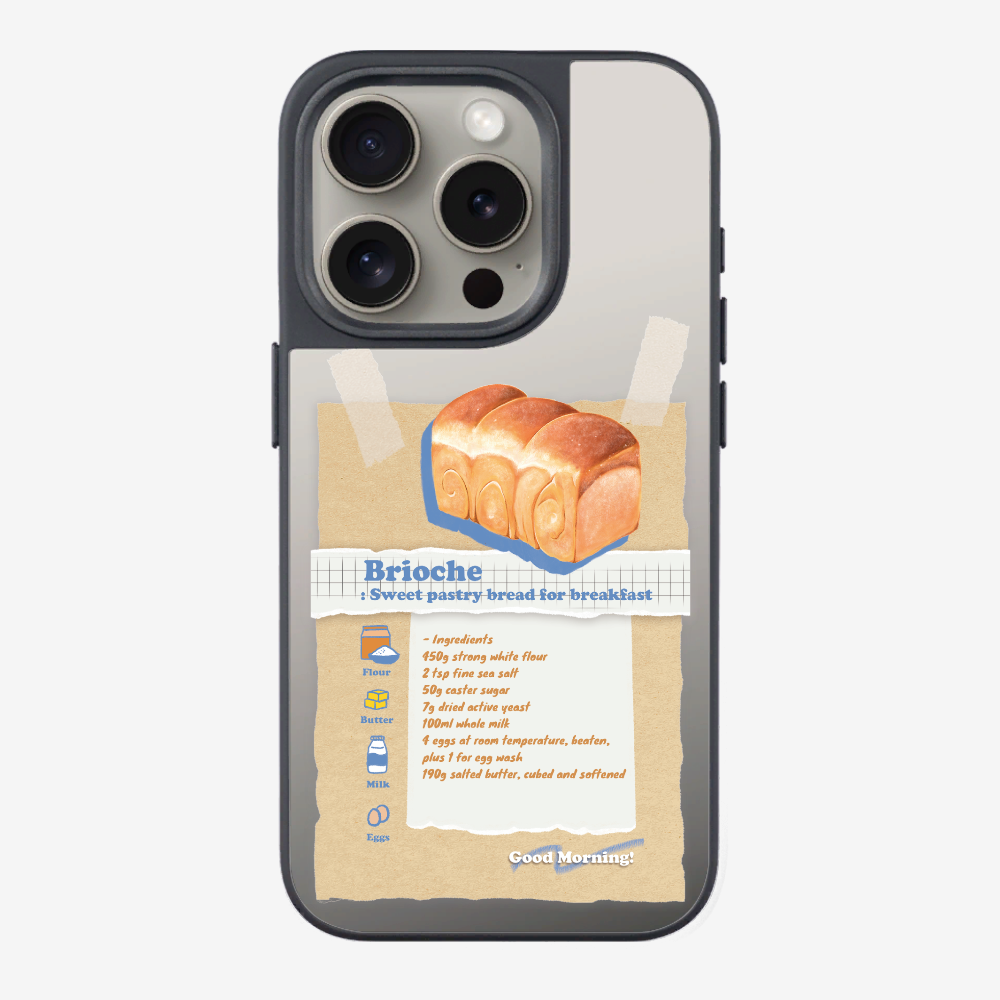 Brioche Bread Recipe Memo Phone Case