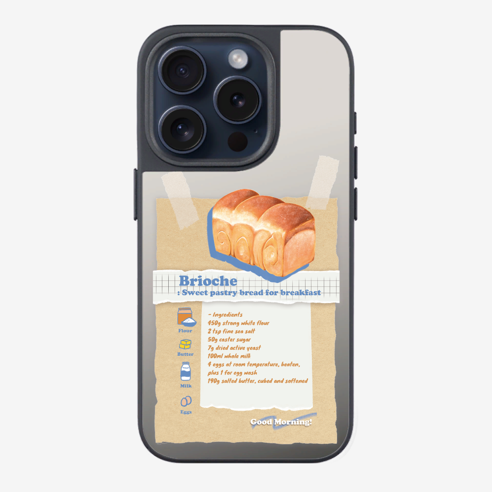 Brioche Bread Recipe Memo Phone Case