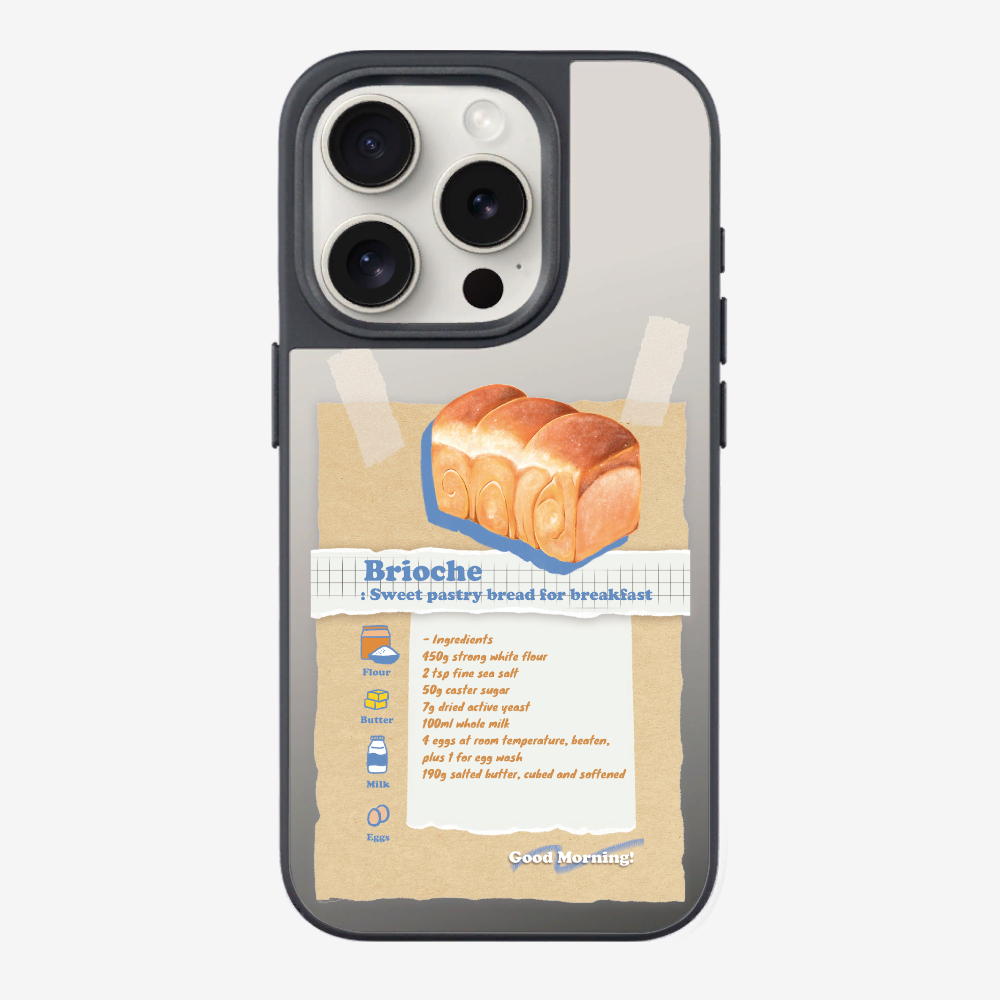 Brioche Bread Recipe Memo Phone Case