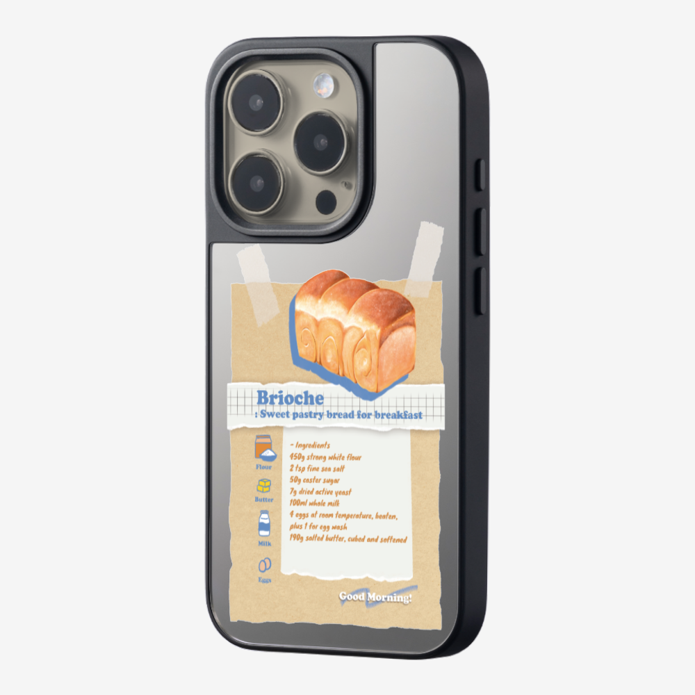 Brioche Bread Recipe Memo Phone Case