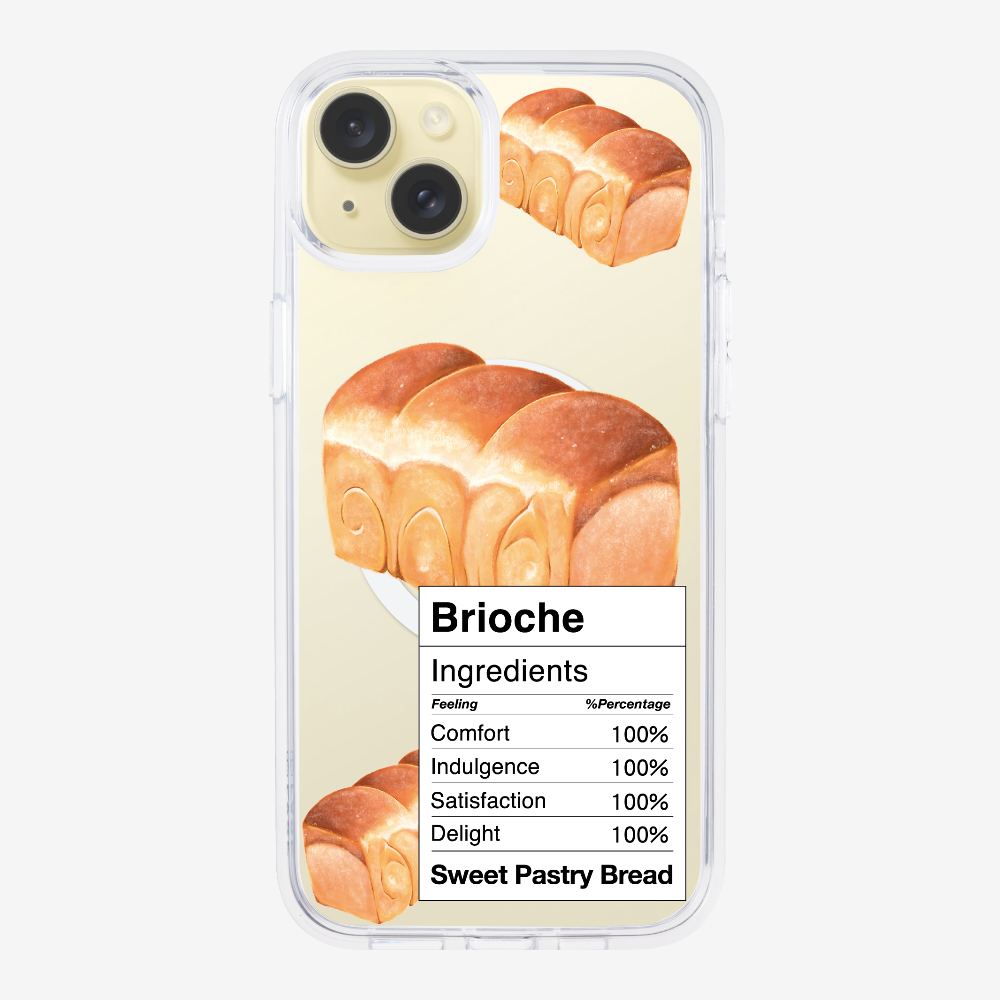 Brioche Bread Recipe Ingredients Phone Case