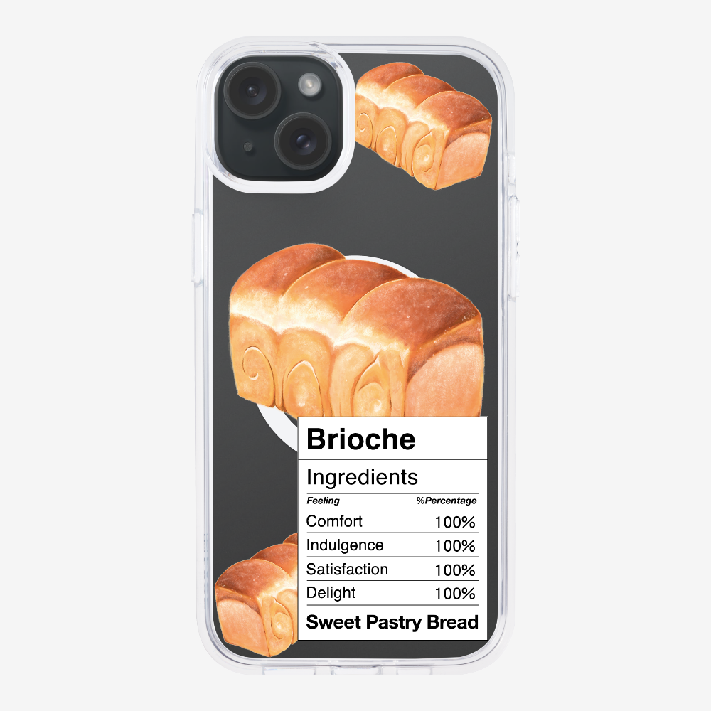 Brioche Bread Recipe Ingredients Phone Case