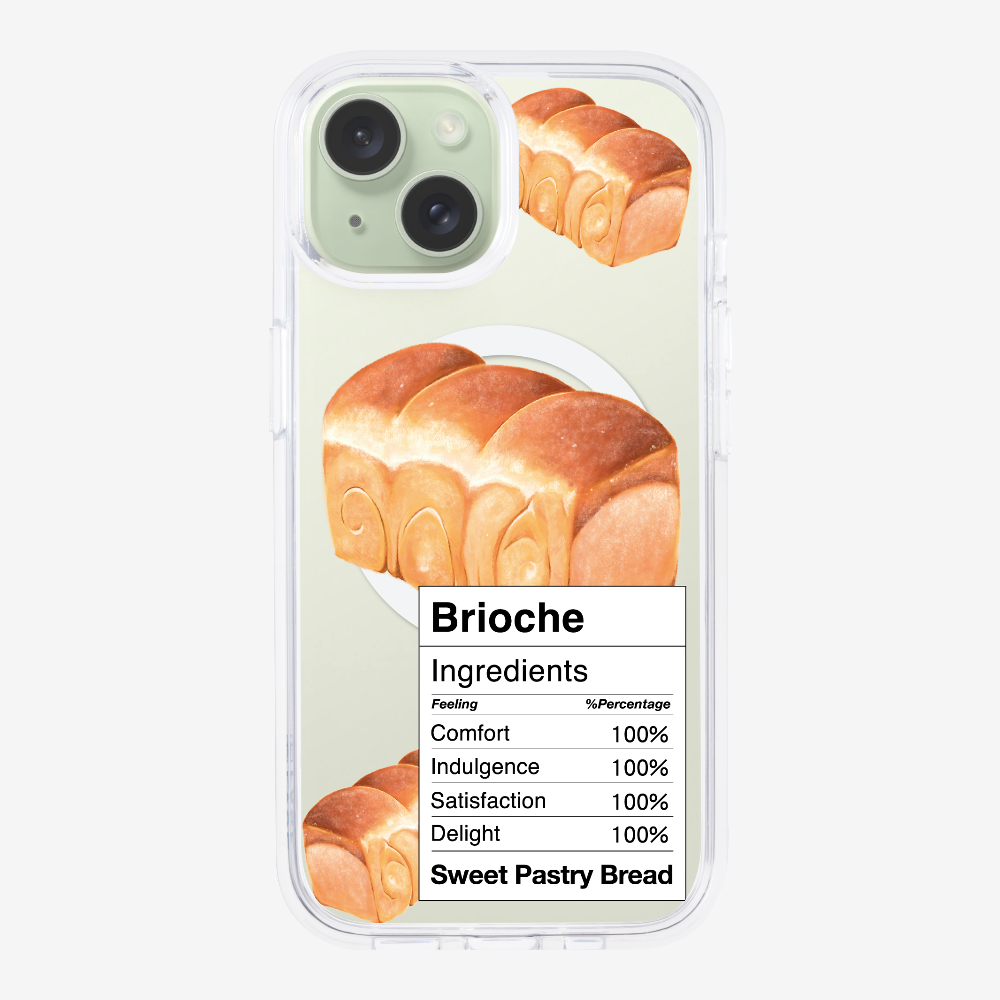 Brioche Bread Recipe Ingredients Phone Case