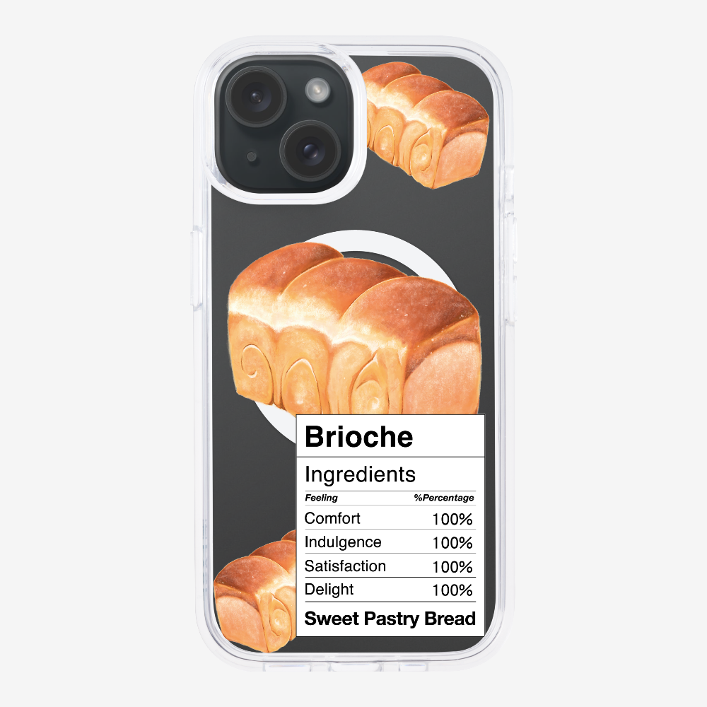 Brioche Bread Recipe Ingredients Phone Case