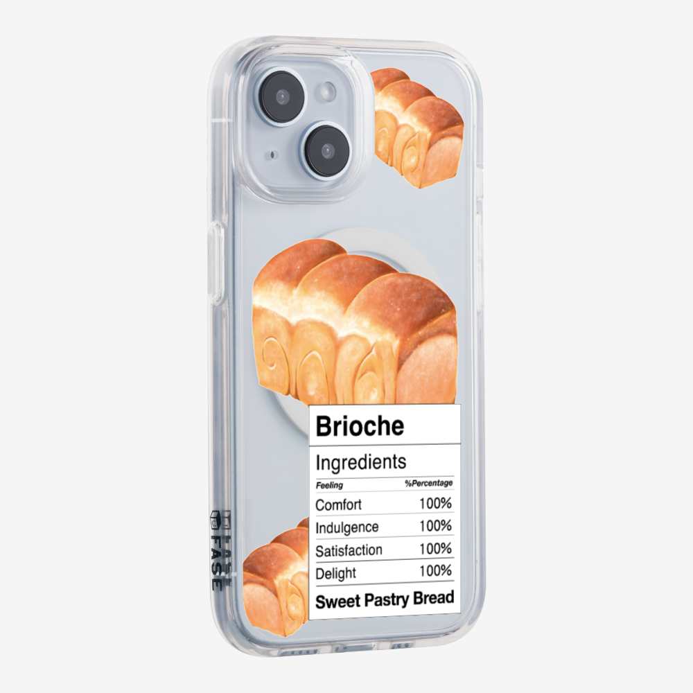 Brioche Bread Recipe Ingredients Phone Case