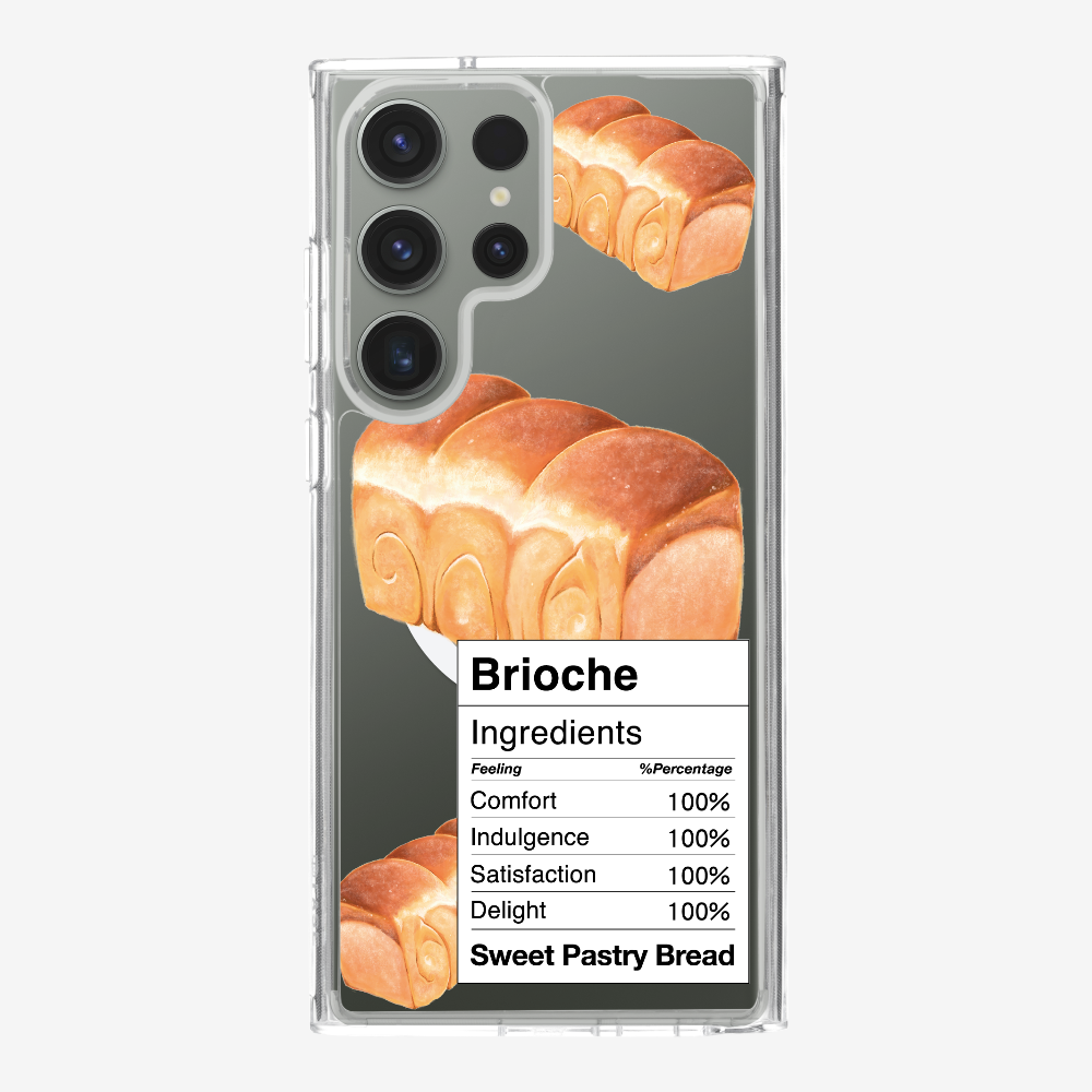 Brioche Bread Recipe Ingredients Phone Case