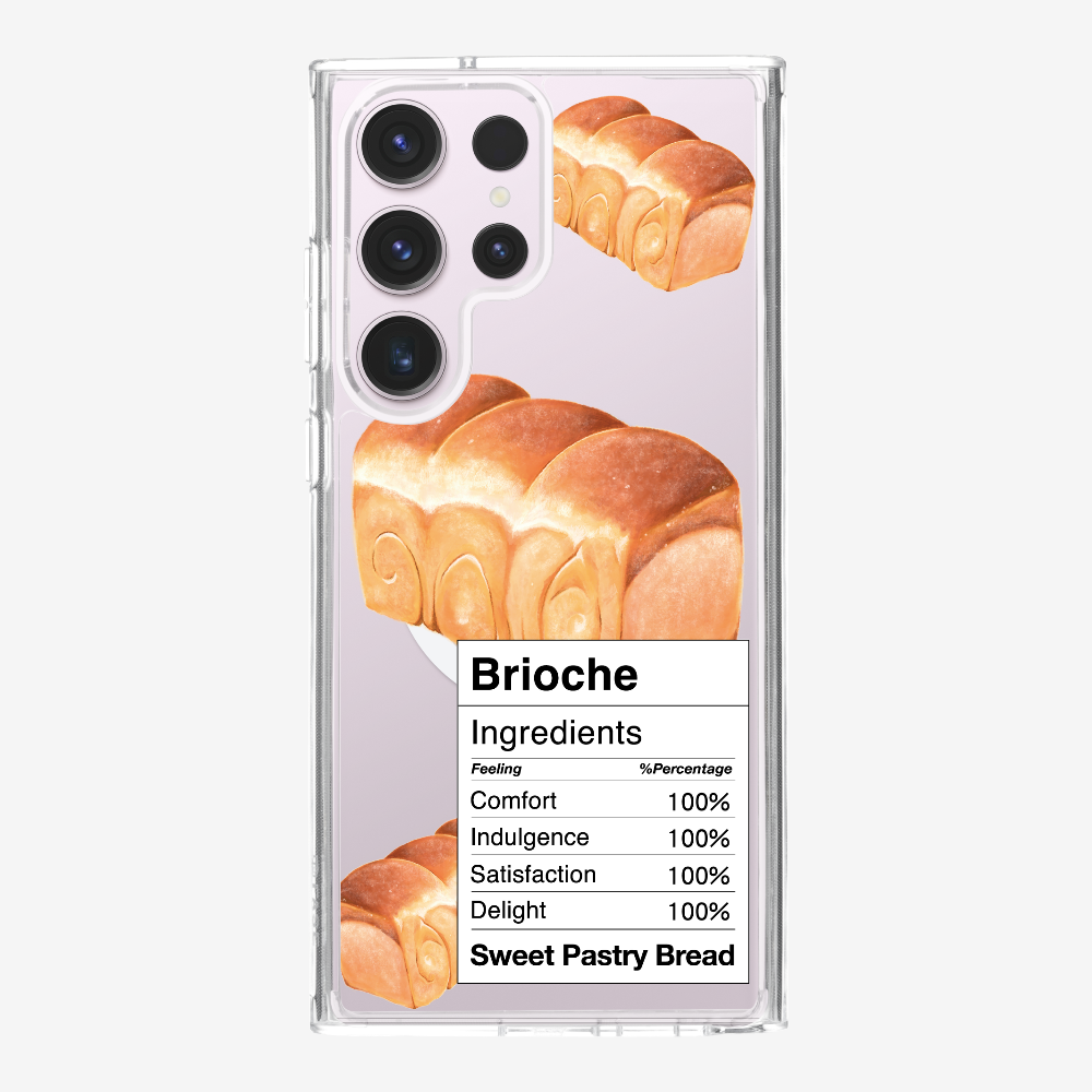 Brioche Bread Recipe Ingredients Phone Case