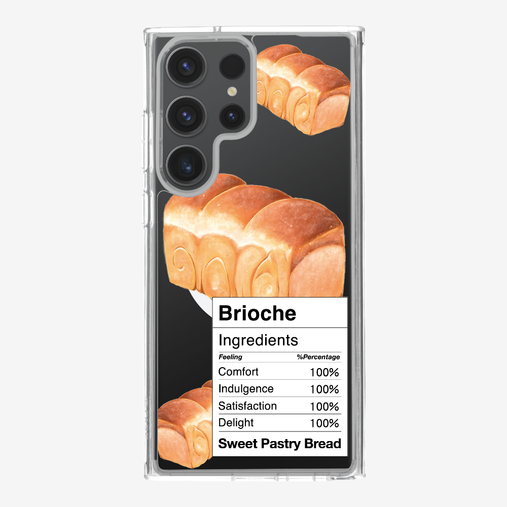 Brioche Bread Recipe Ingredients Phone Case