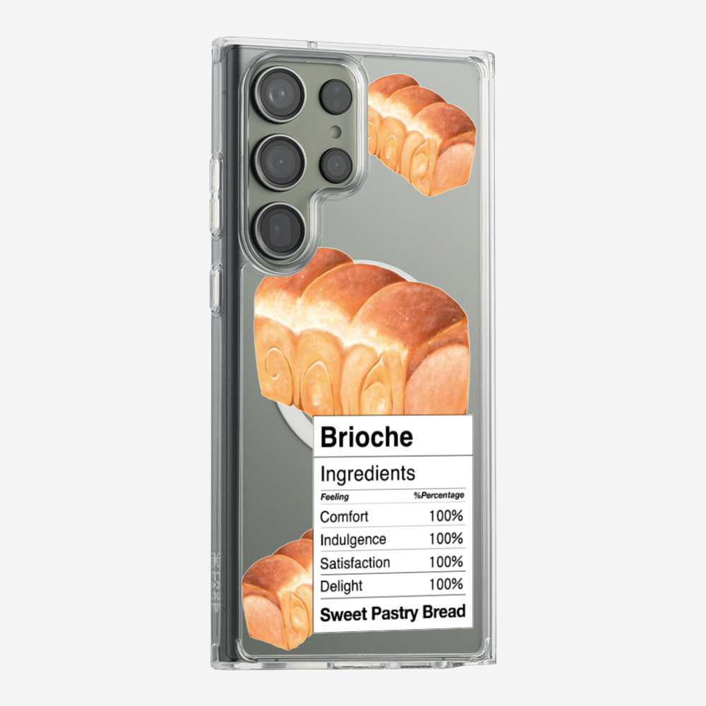 Brioche Bread Recipe Ingredients Phone Case