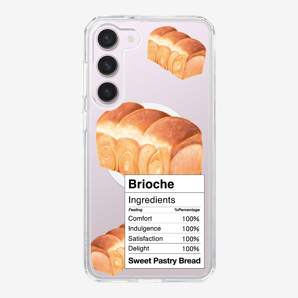 Brioche Bread Recipe Ingredients Phone Case