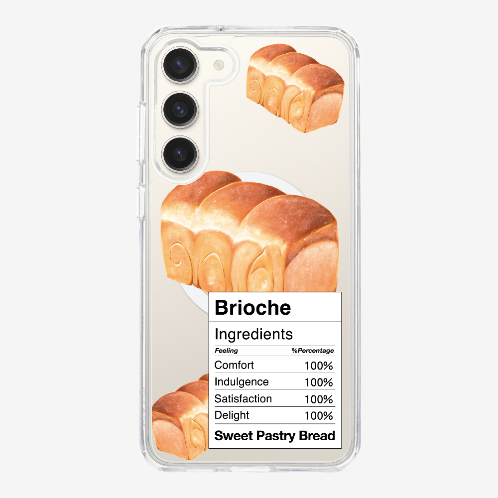 Brioche Bread Recipe Ingredients Phone Case