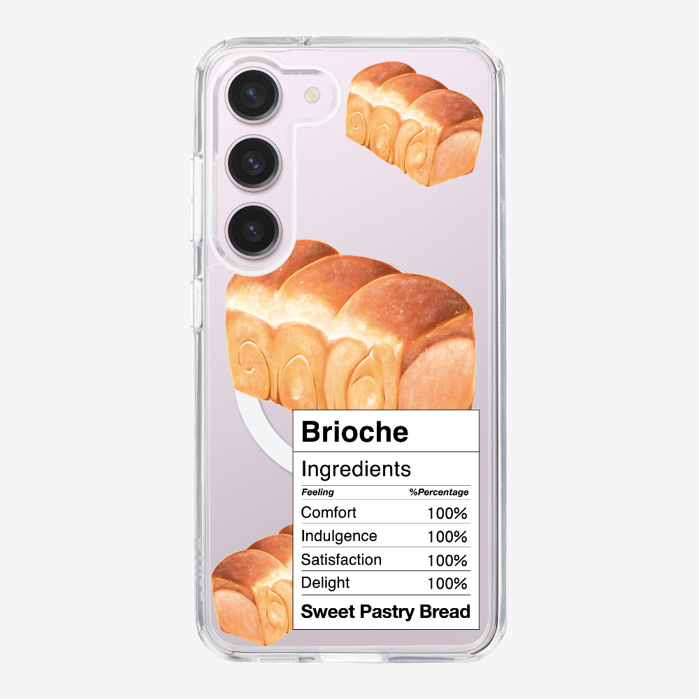 Brioche Bread Recipe Ingredients Phone Case