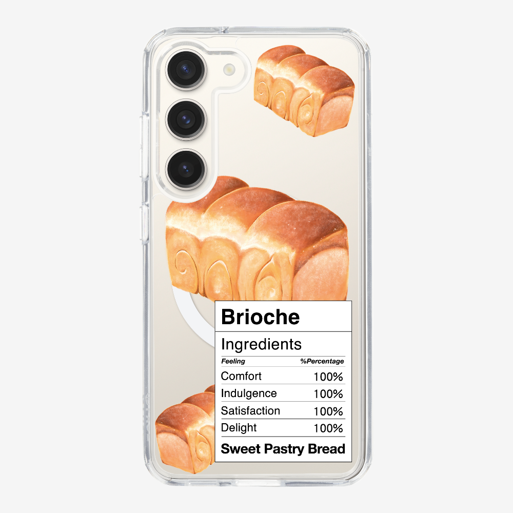 Brioche Bread Recipe Ingredients Phone Case