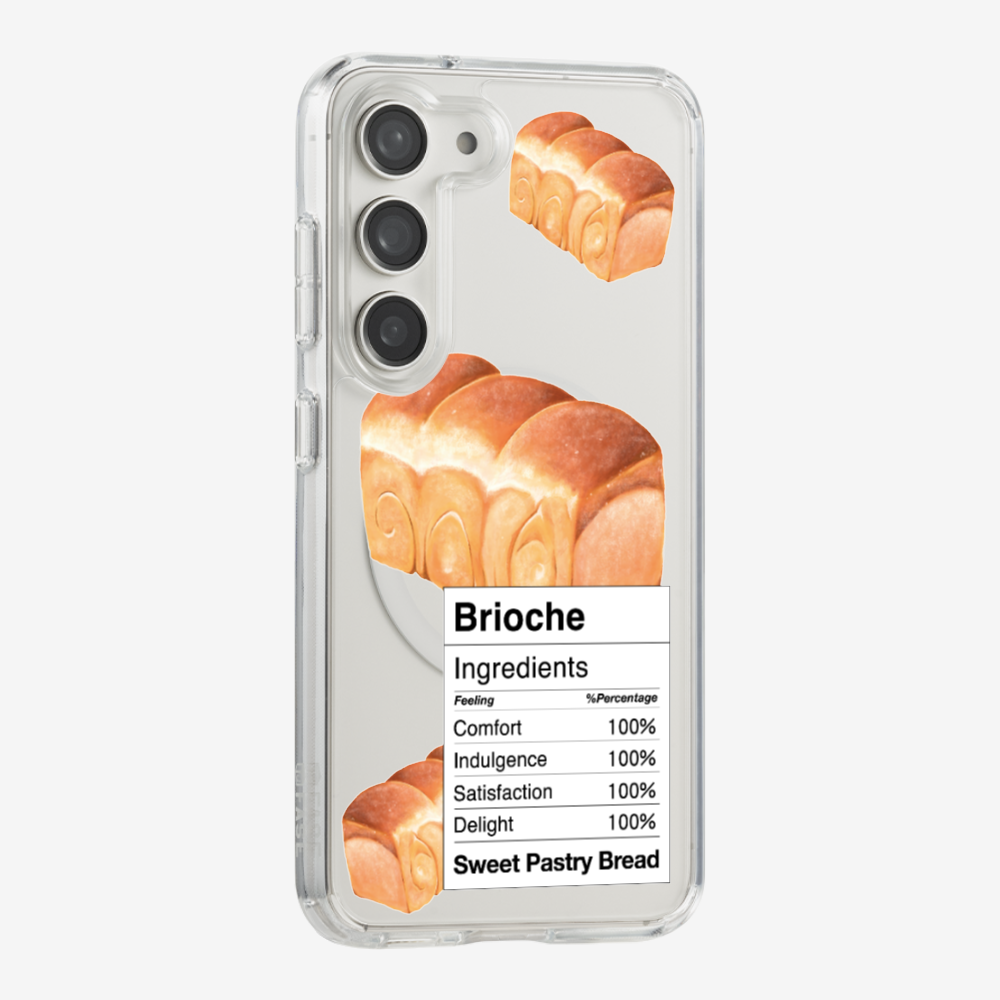 Brioche Bread Recipe Ingredients Phone Case