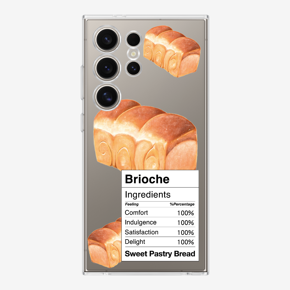 Brioche Bread Recipe Ingredients Phone Case