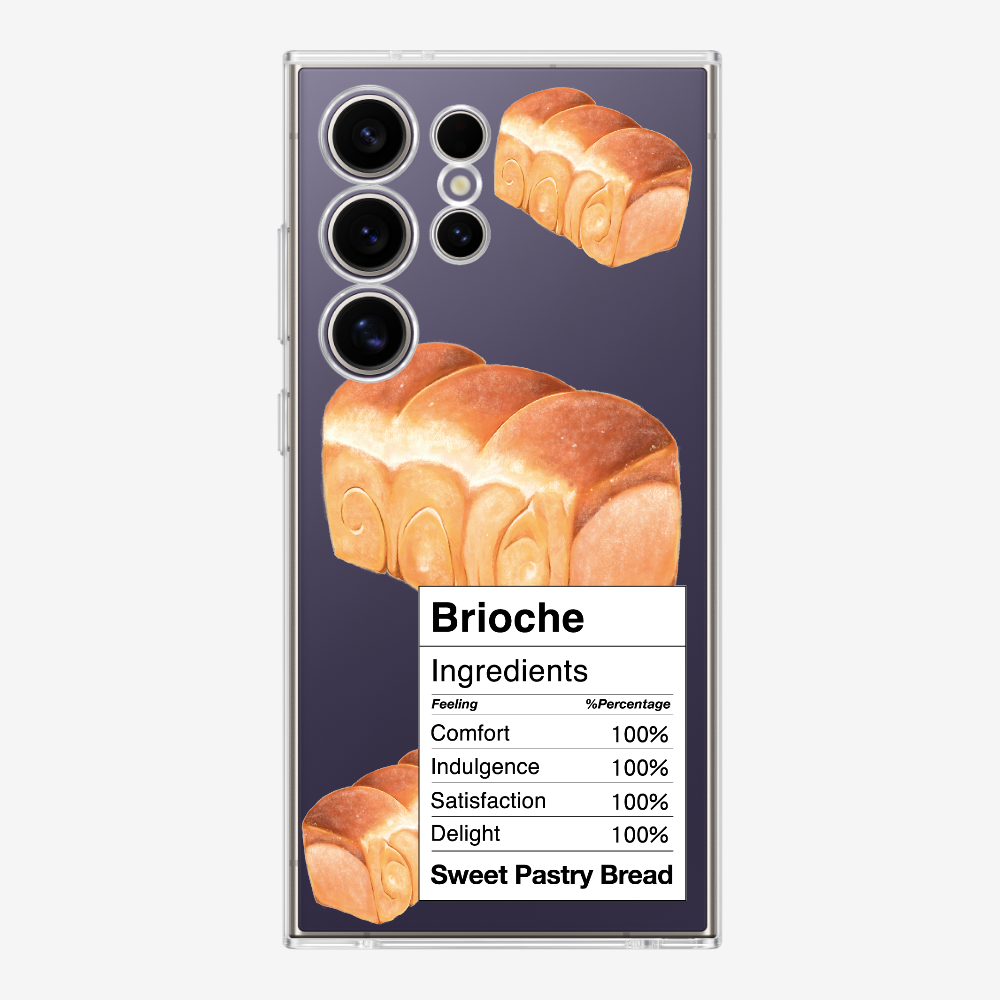 Brioche Bread Recipe Ingredients Phone Case