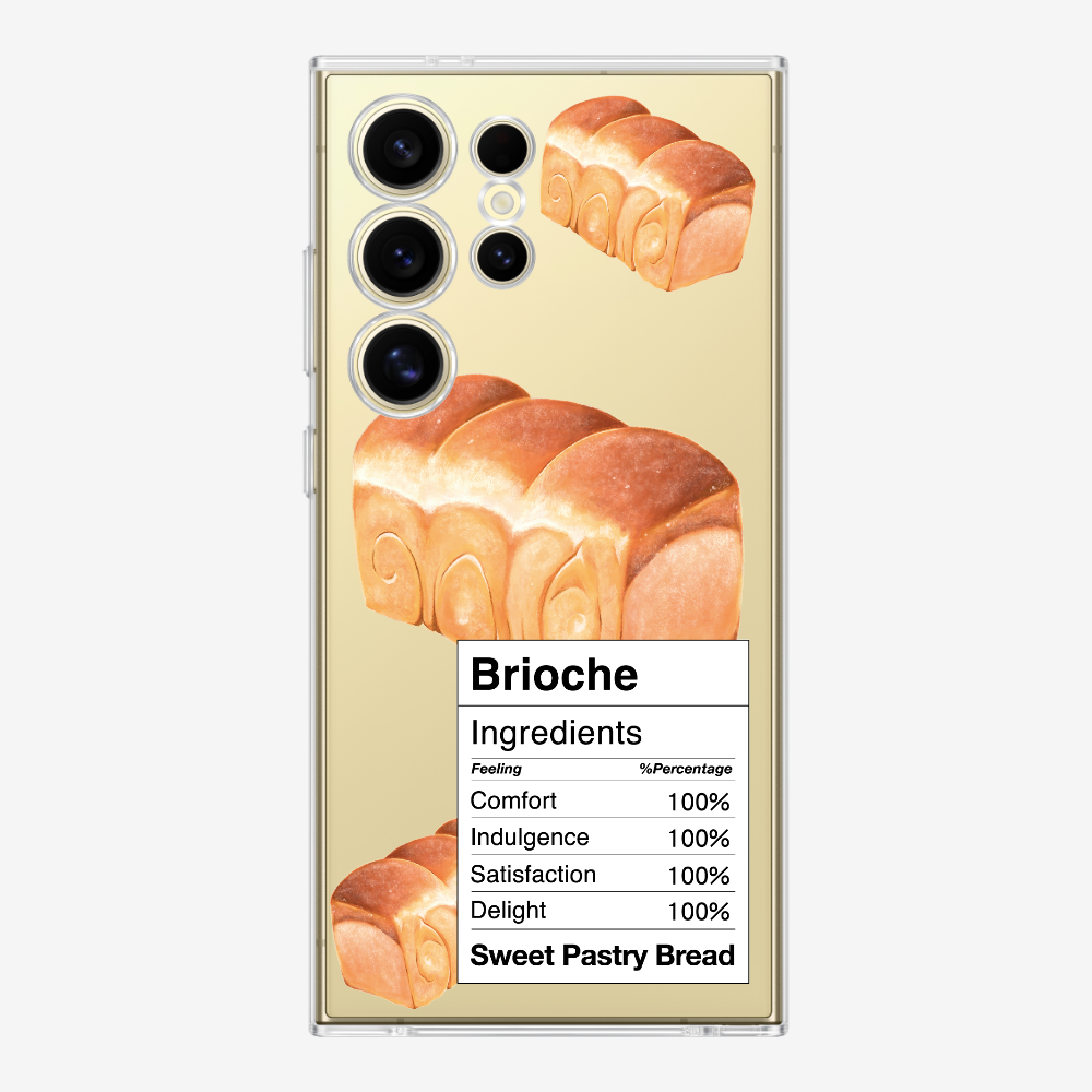 Brioche Bread Recipe Ingredients Phone Case