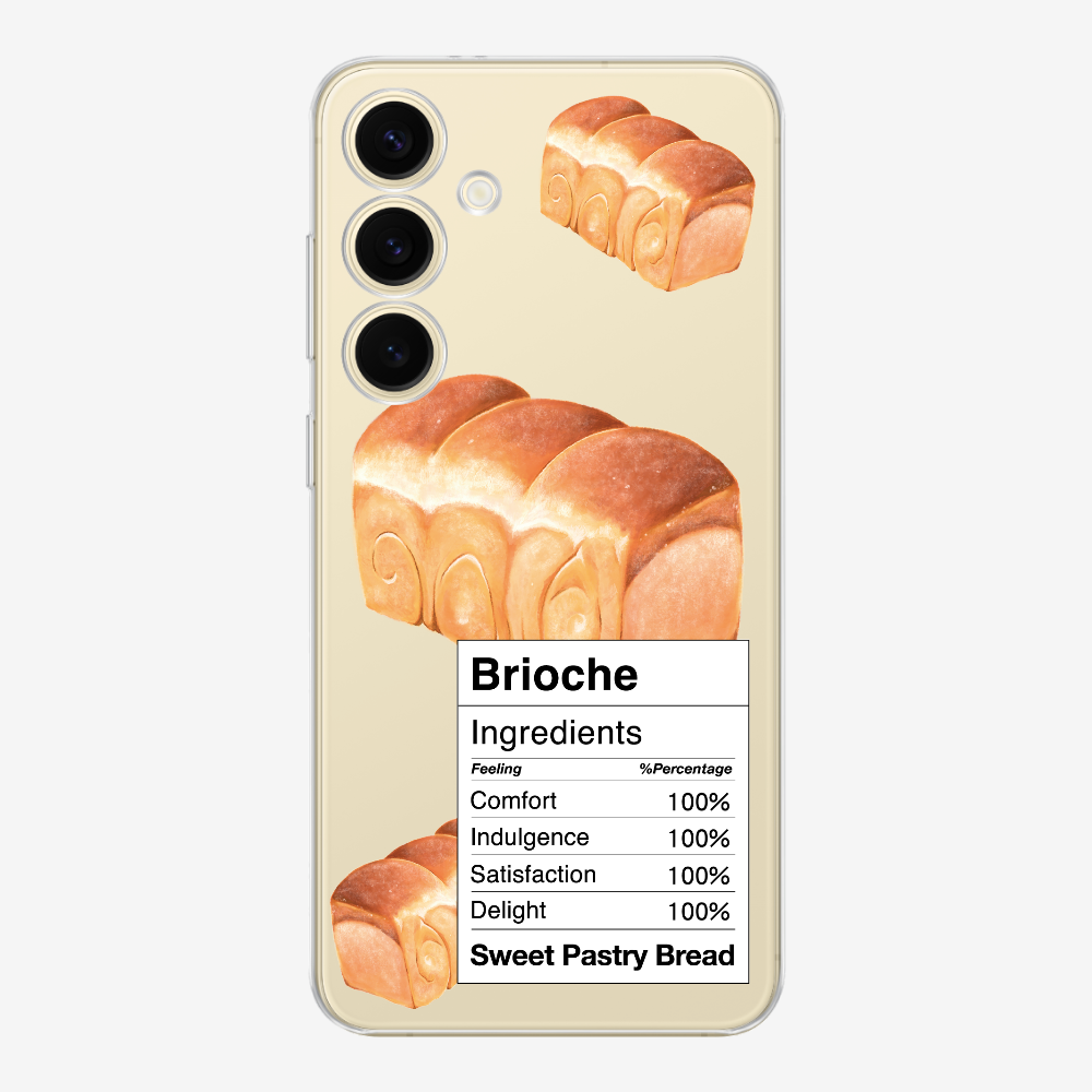 Brioche Bread Recipe Ingredients Phone Case