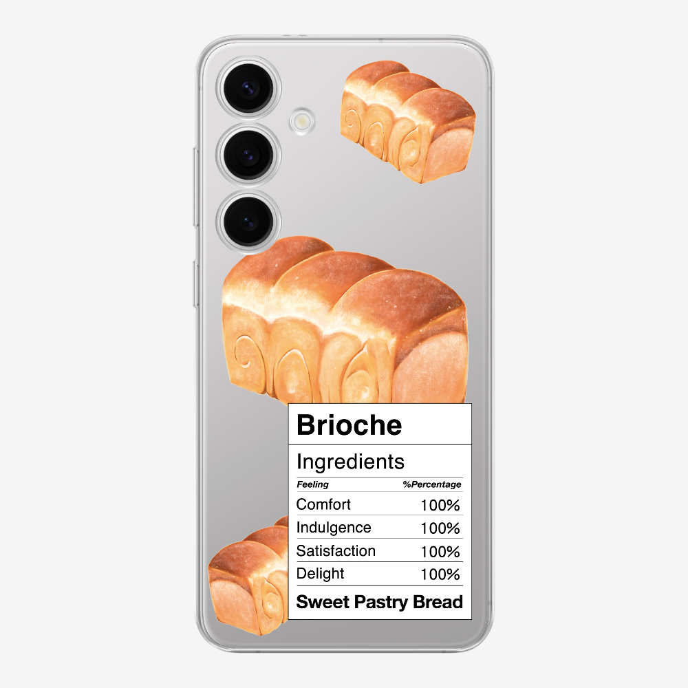 Brioche Bread Recipe Ingredients Phone Case