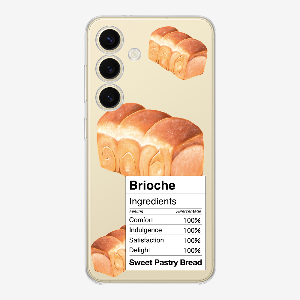 Brioche Bread Recipe Ingredients Phone Case