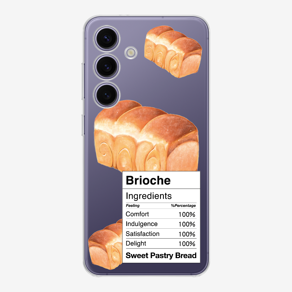 Brioche Bread Recipe Ingredients Phone Case