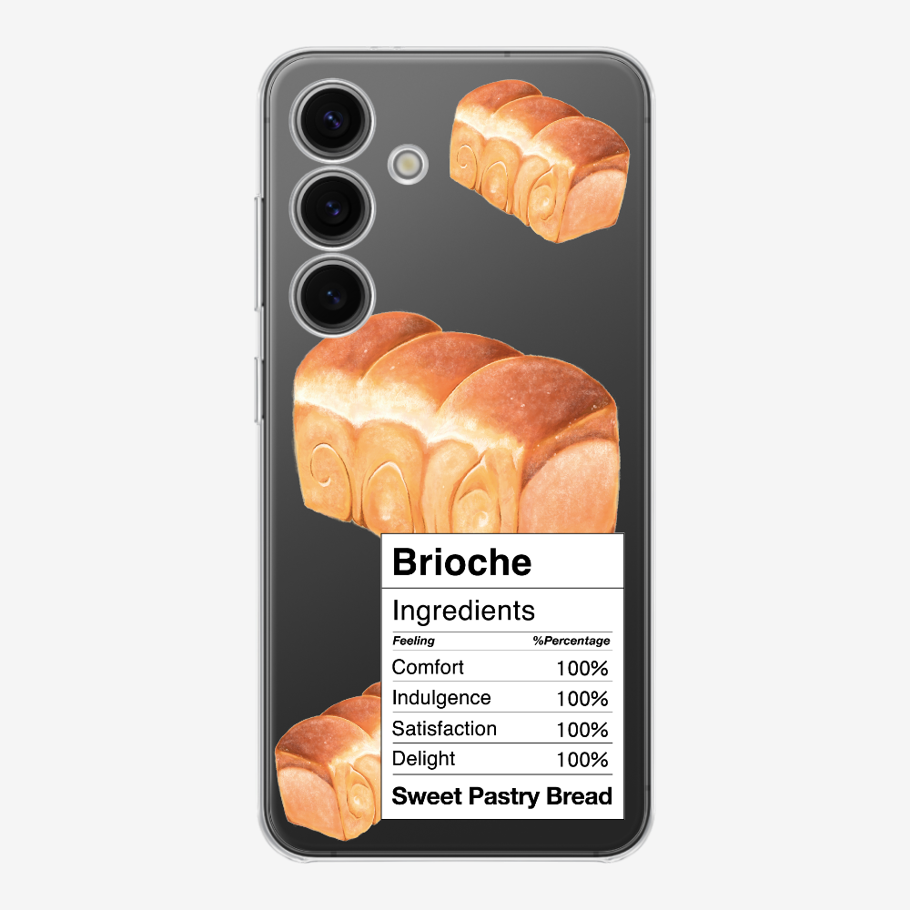 Brioche Bread Recipe Ingredients Phone Case