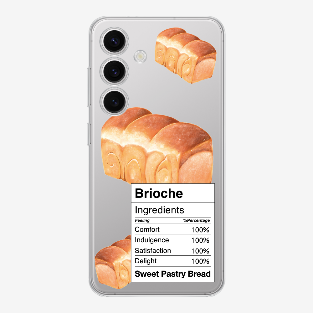 Brioche Bread Recipe Ingredients Phone Case