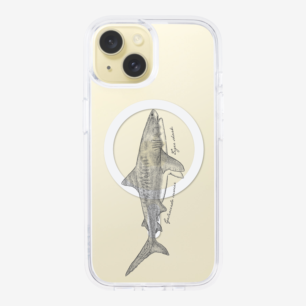 Tiger Shark (Galeocerdo cuvier) Phone Case