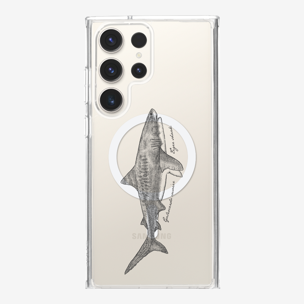 Tiger Shark (Galeocerdo cuvier) Phone Case