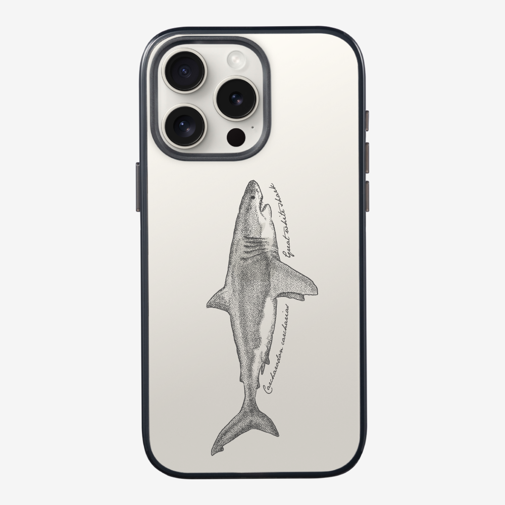 Great White Shark (Carcharodon carcharias) Phone Case