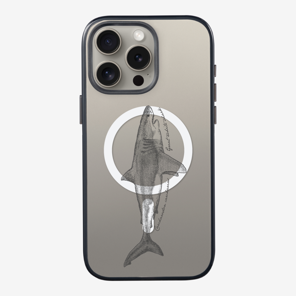 Great White Shark (Carcharodon carcharias) Phone Case