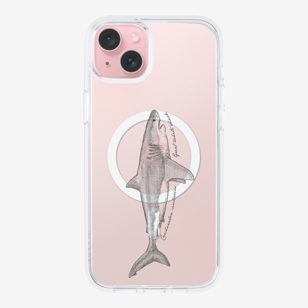 Great White Shark (Carcharodon carcharias) Phone Case