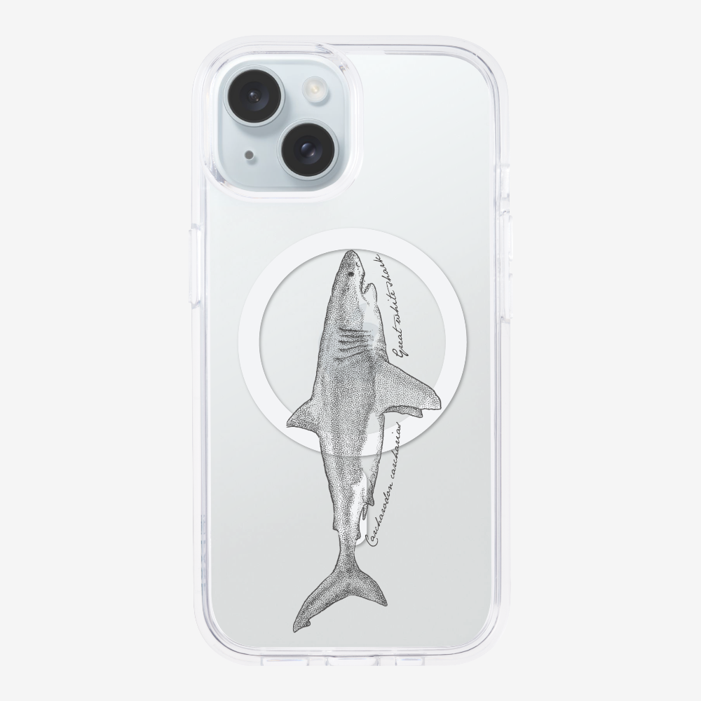 Great White Shark (Carcharodon carcharias) Phone Case