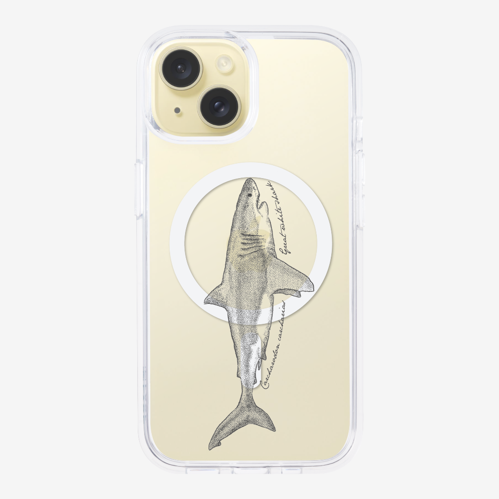 Great White Shark (Carcharodon carcharias) Phone Case