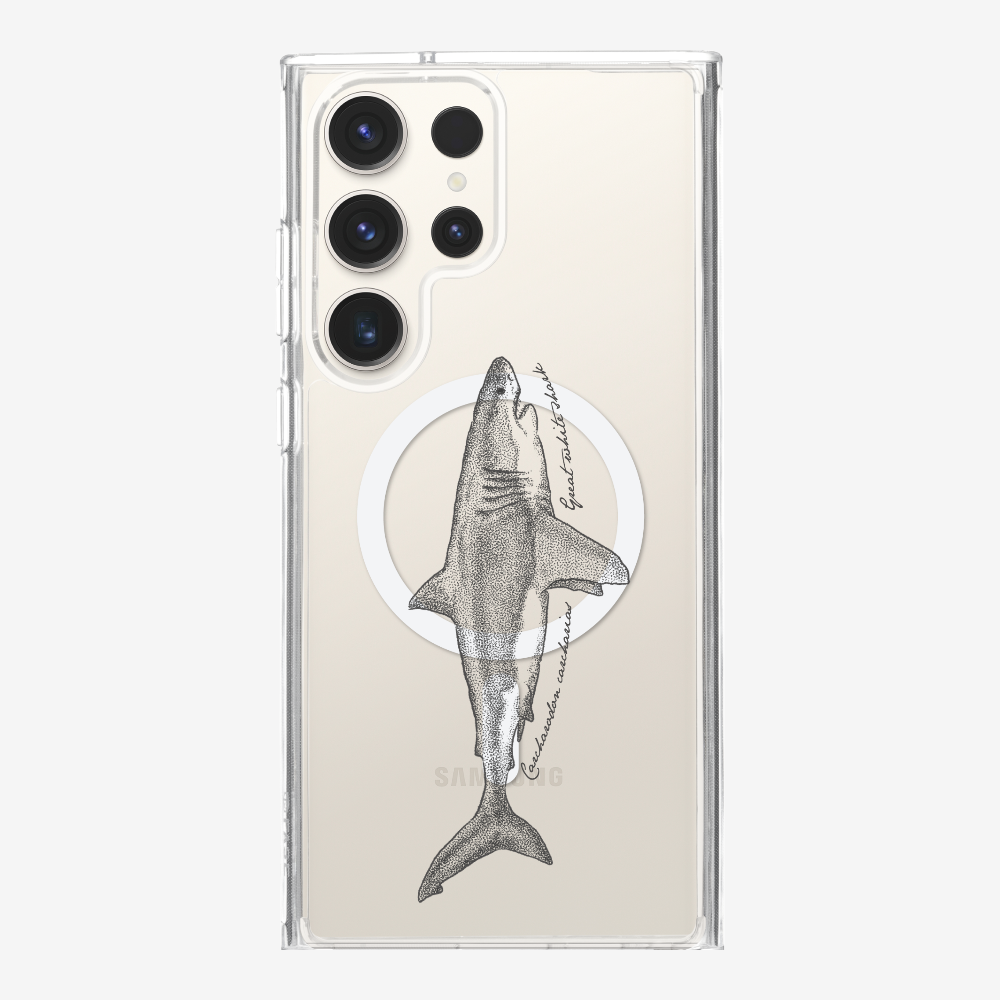 Great White Shark (Carcharodon carcharias) Phone Case