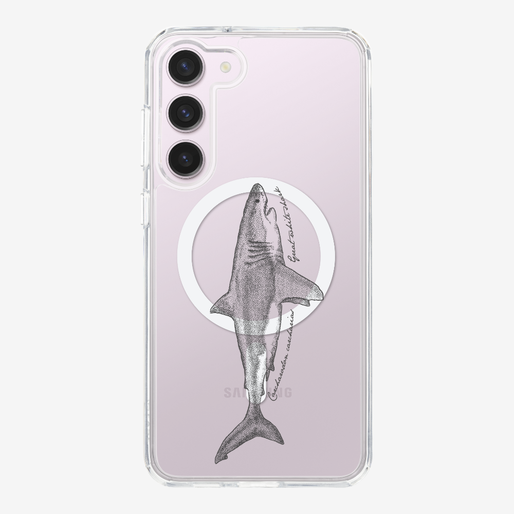 Great White Shark (Carcharodon carcharias) Phone Case