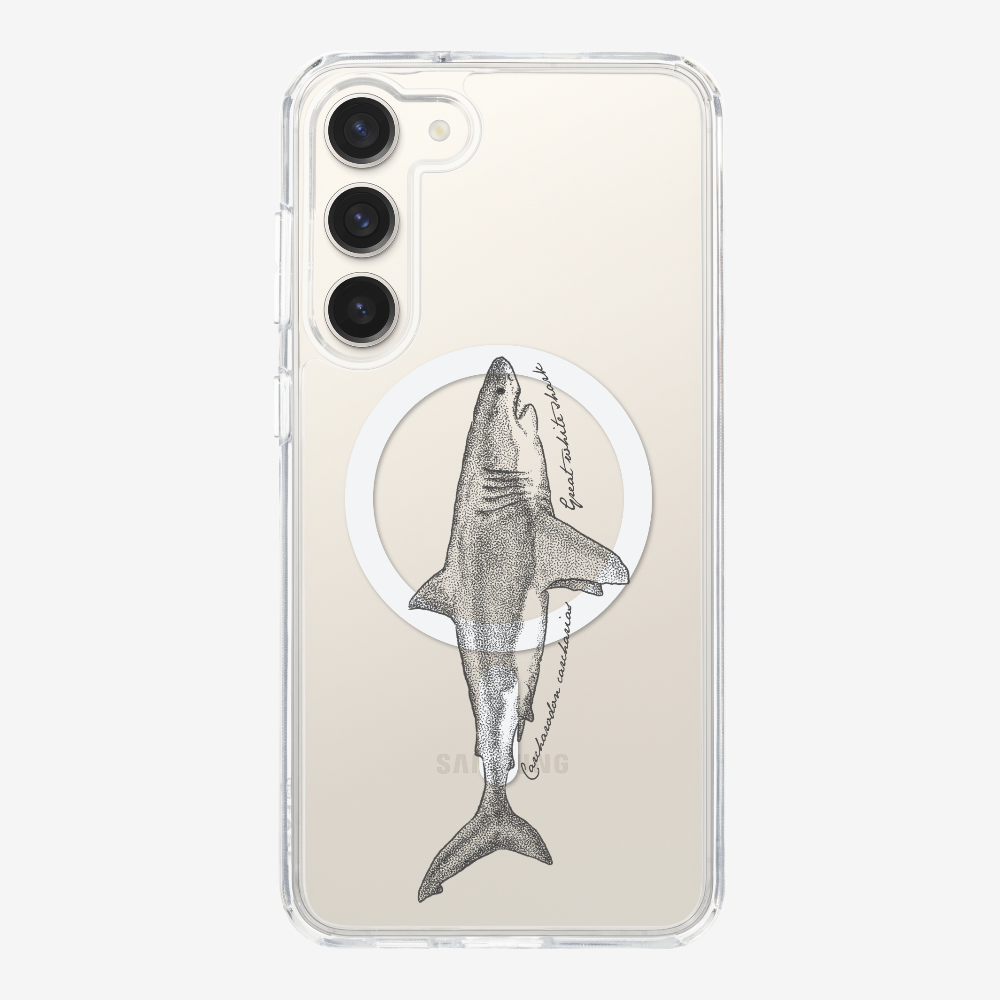 Great White Shark (Carcharodon carcharias) Phone Case