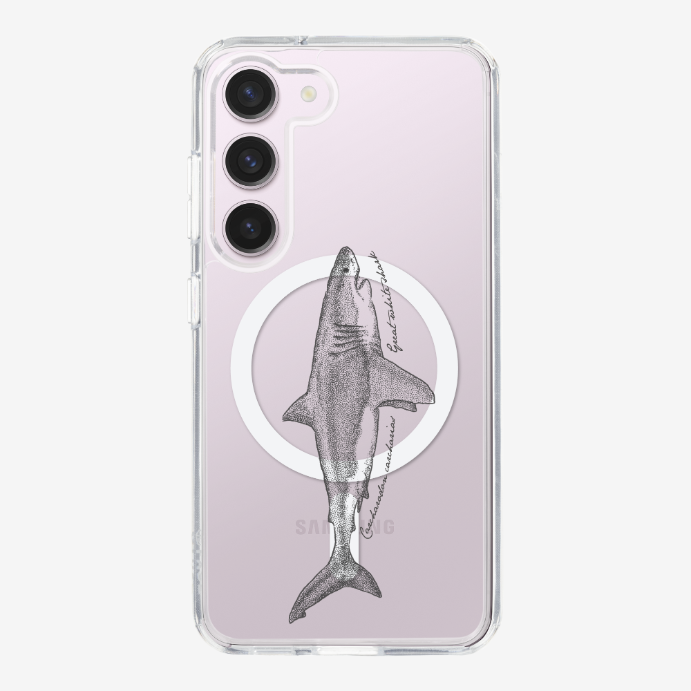 Great White Shark (Carcharodon carcharias) Phone Case