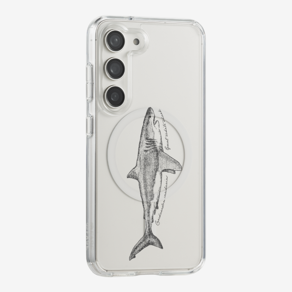 Great White Shark (Carcharodon carcharias) Phone Case