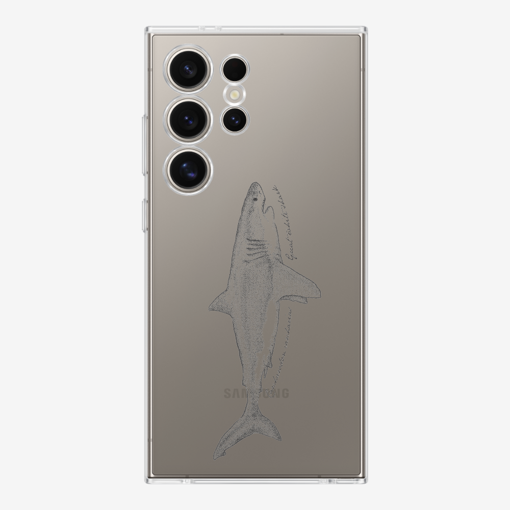 Great White Shark (Carcharodon carcharias) Phone Case