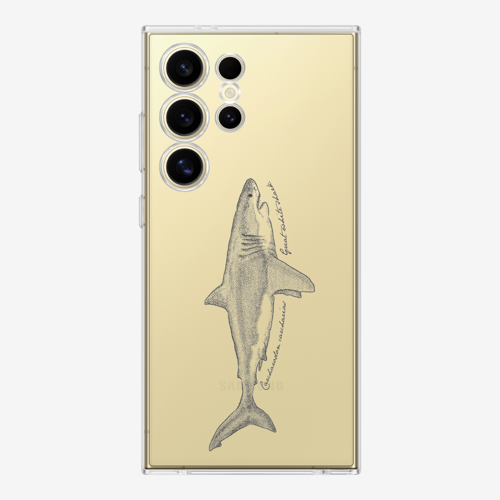 Great White Shark (Carcharodon carcharias) Phone Case