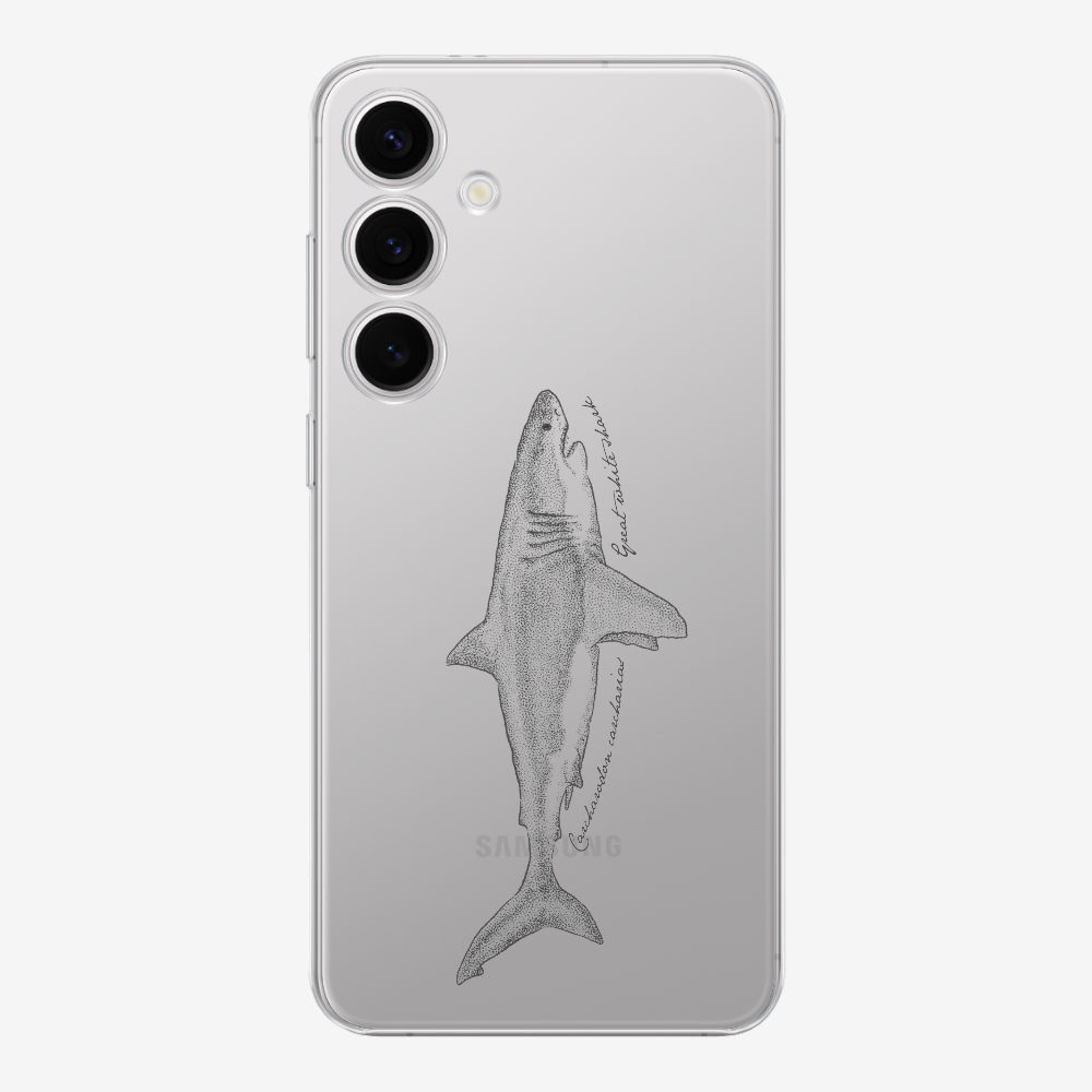 Great White Shark (Carcharodon carcharias) Phone Case