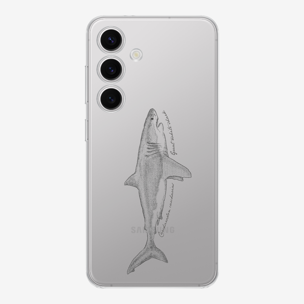 Great White Shark (Carcharodon carcharias) Phone Case