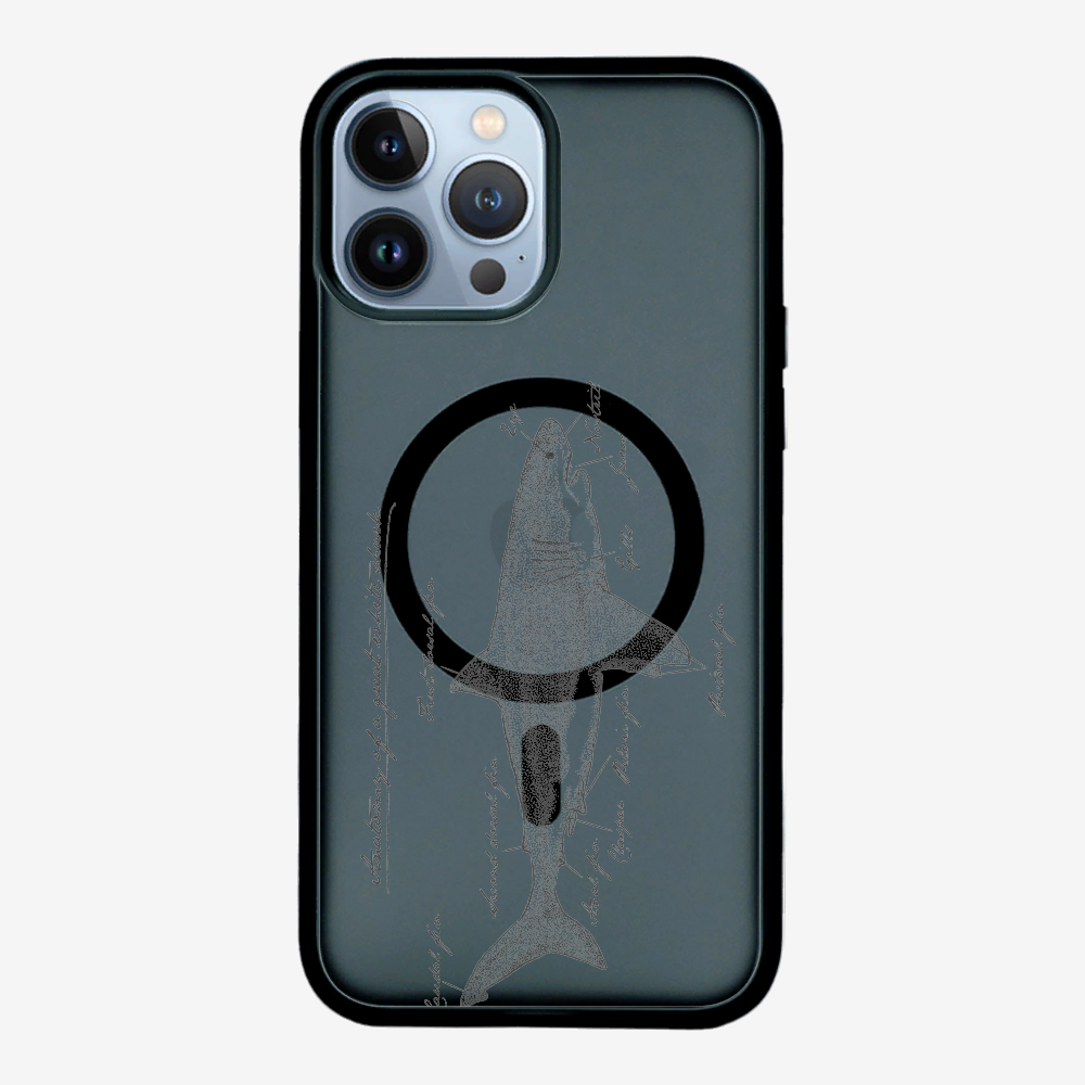 Anatomy of a Great White Shark Phone Case